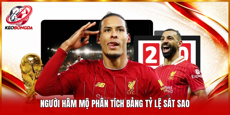 Người hâm mộ phân tích bảng tỷ lệ sát sao